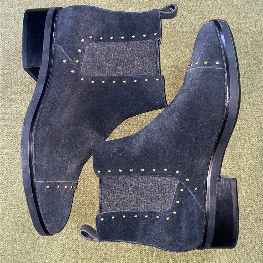 Black Suede Ankle Boots Cole Haan